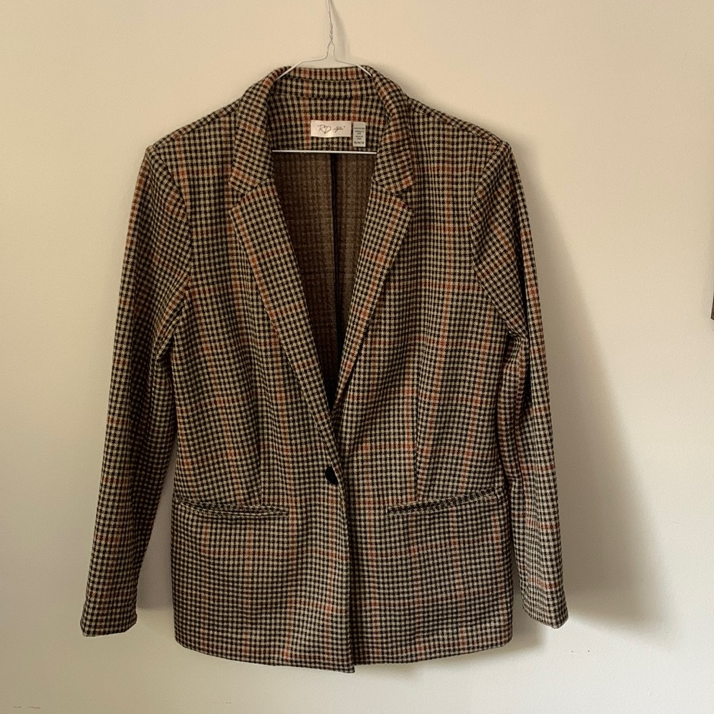 Checkered Blazer